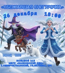 Новогоднее представление «Сбежавшая Снегурочка»