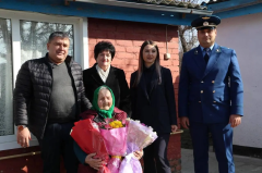 Жительница хутора Новопеховского встретила свое 95-летие! 