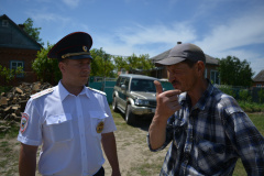 Работа территориальной комиссии по профилактике правонарушений в мае прошла на выезде. 