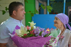 Труженица тыла отмечает 90-летие!