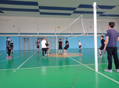 В МБУК " Ванновский КДЦ" состоялась товарищеская игра по волейболу.