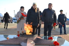 На мемориальном комплексе села Ванновского состоялся митинг в честь освобождения Тбилисского района от немецко-фашистских захватчиков